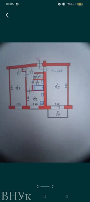 Продаж Квартира 2-кімнатна, 2/5 поверх на Львівська Luts'k - photo 4