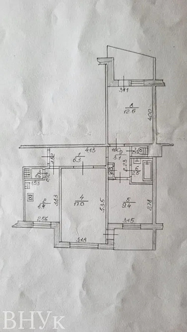 Продаж Квартира 3-кімнатна, 9/9 поверх на Соборності Луцьк - фото 17