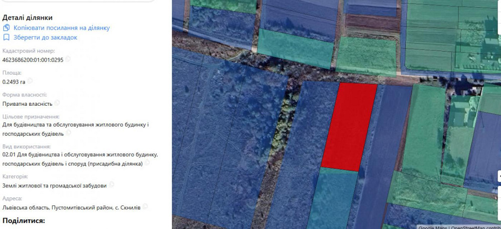 Продаж земельної ділянки 25 соток на вул. Сонячна Sknyliv (Zolochivskyi raion) - photo 2