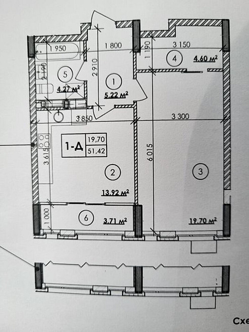 Продаж Квартира 1-кімнатна, 24/25 поверх на Каунаська, 27 Киев - изображение 3