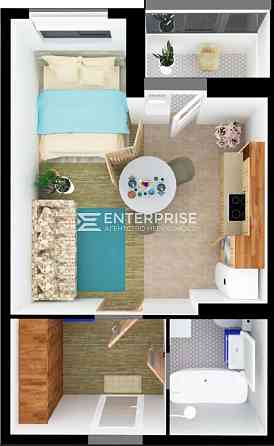 Продаж Квартира 1-кімнатна, 25/25 поверх на вул. Доківська Коцюбинське