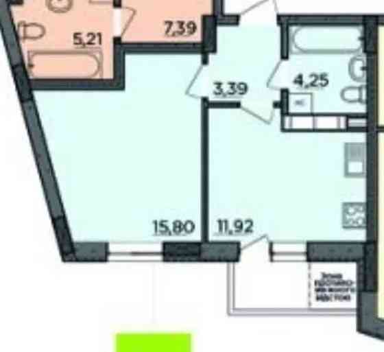 Продаж 1к Квартира 36 кв.м Проспект Незалежності  29 Zhytomyr