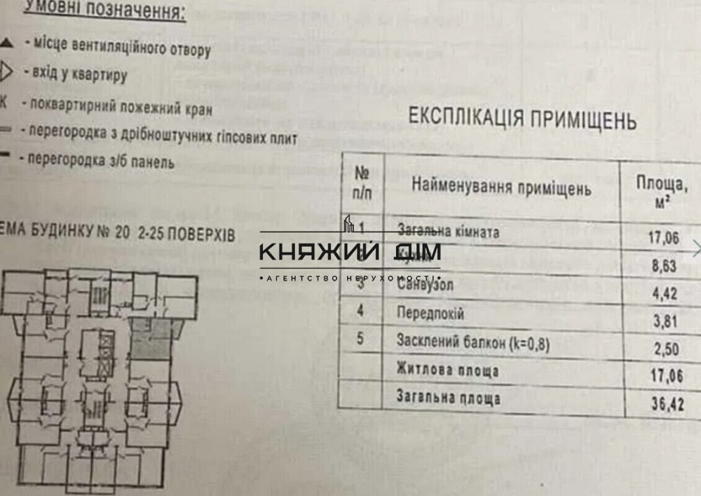 Продаж 1 кімнатної квартира на Позняках по вул. Бориса Гмирі 20 21146036 Київ - фото 8