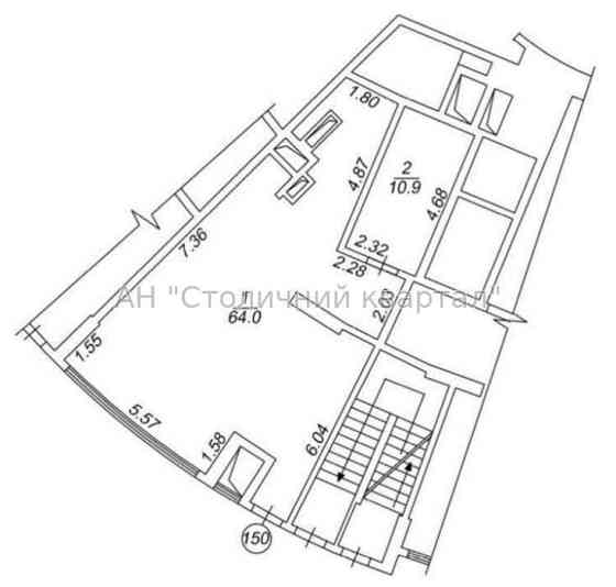 Оренда офісне приміщення на Буслівська вул., 12 поверх - 1/21 Київ