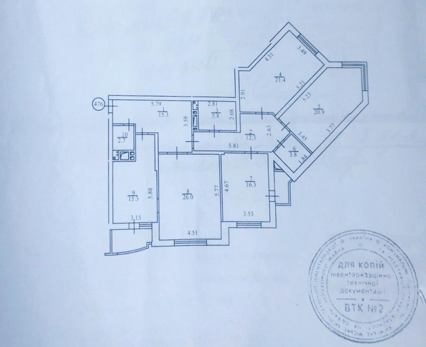 Продаж Квартира 4-кімнатна, 10/34 поверх на Княжий Затон вул., д. 21 Київ - фото 5