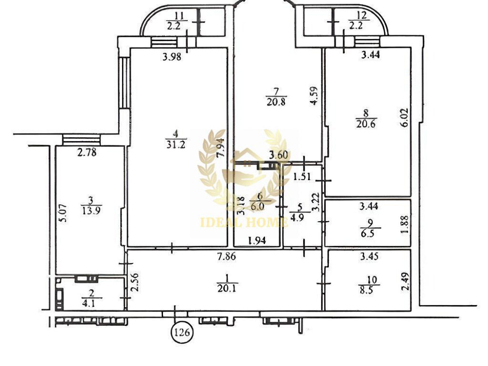Продаж Квартира 3-кімнатна, 5/23 поверх на Лабораторный пер., 6 Київ - фото 3