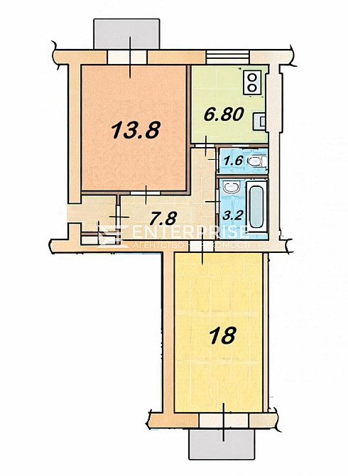 Продаж Квартира 2-кімнатна, 5/5 поверх на вул. Леоніда Каденюка Киев - изображение 2