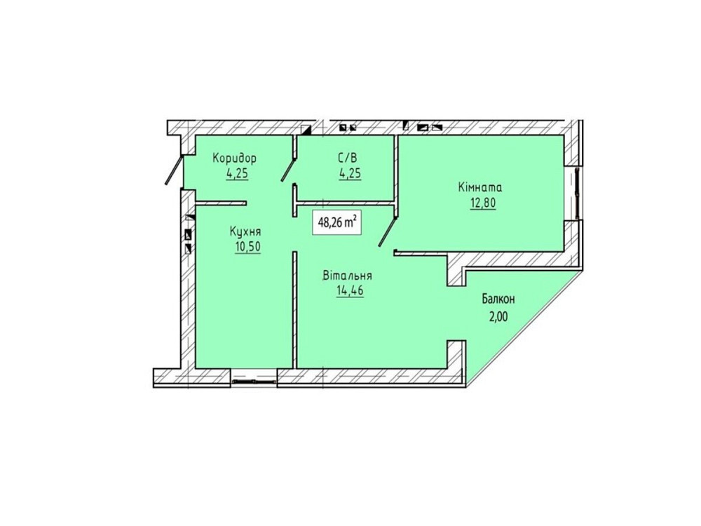 Продаж Квартира 2-кімнатна, 3/4 поверх на Будного Тернопіль - фото 13