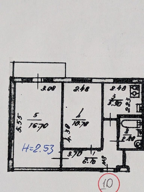 Продаж Квартира 2-кімнатна, 3/5 поверх на Вацлава Гавела вул., д. 83-Г Київ - фото 5