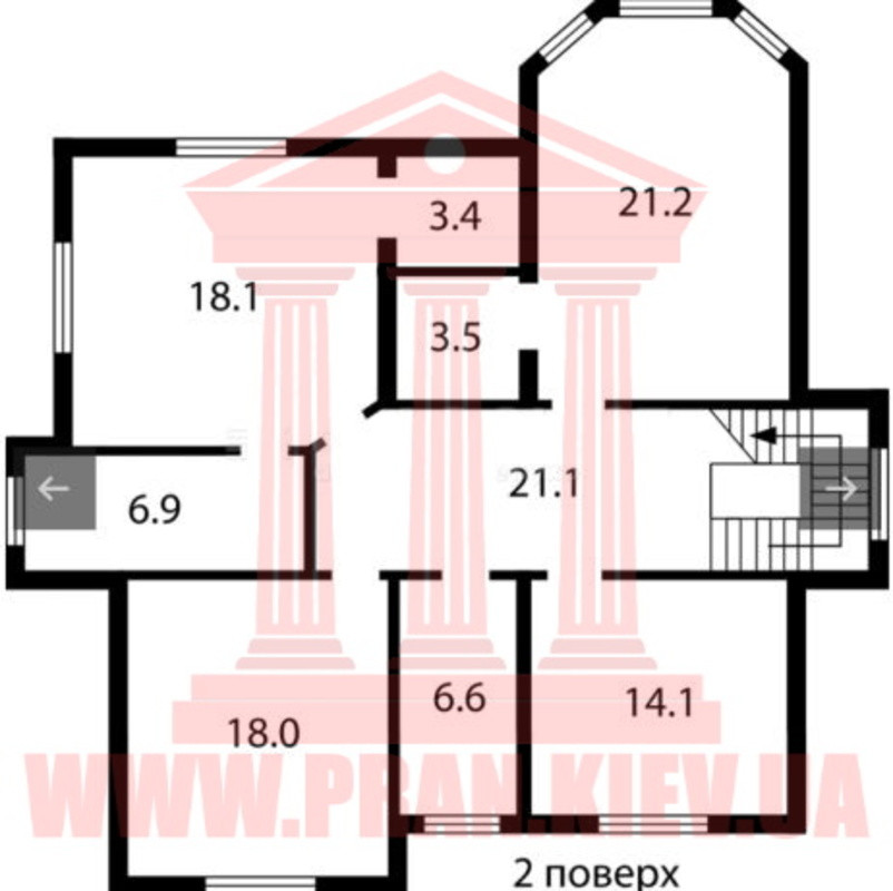Продаж 3-поверховий Будинок з ділянкою 13 сот 350 кв.м   Гора - фото 2