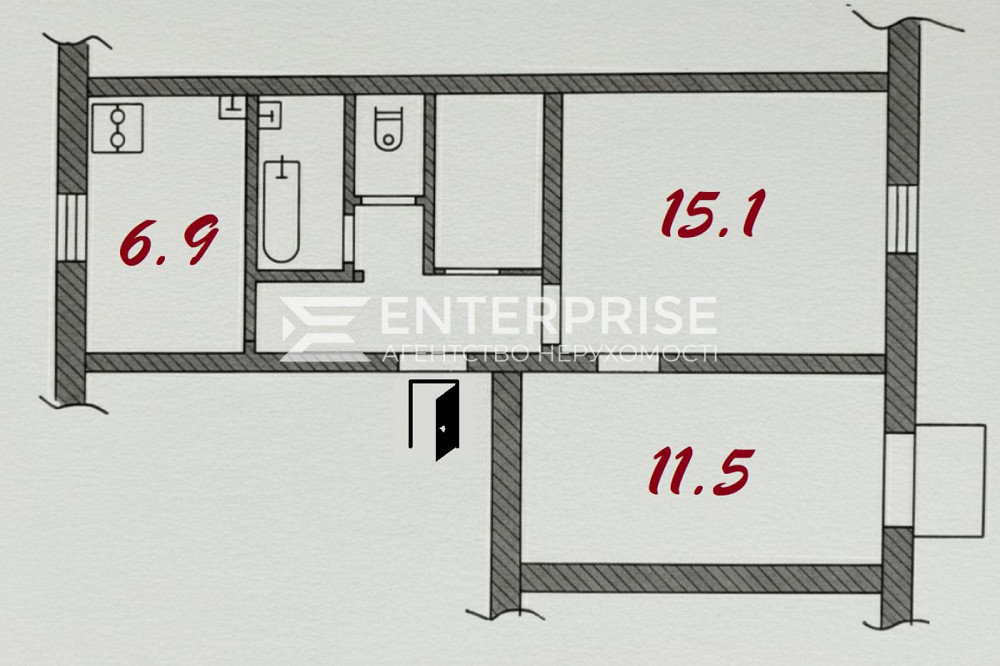 Продаж 2к Квартира 45 кв.м Чугуївський вул. Київ - фото 1