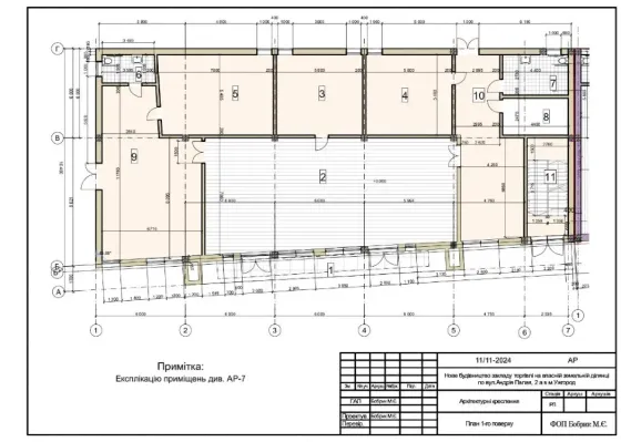 Продаж Торгово-офісний центр площа 790 кв.м на Андрія Палая 2А Ужгород