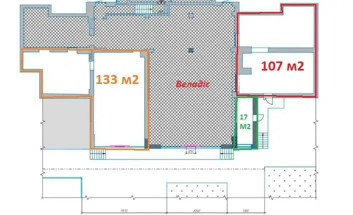 Здається Приміщення вільного призначення площа 107 кв.м  Дніпро  Дніпро - фото 1