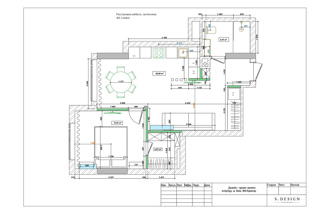 Продаж Квартира 1-кімнатна, 20/25 поверх на Дегтярівська вул., д. 17 Київ - фото 3