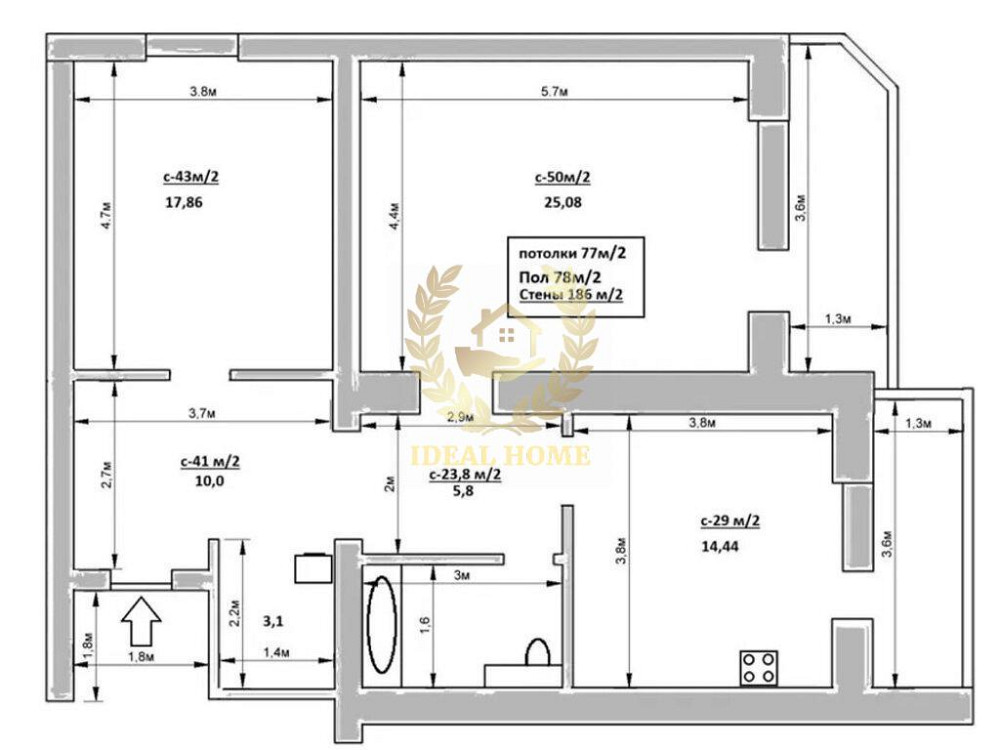 Продаж Квартира 2-кімнатна, 2/16 поверх на Голего Николая ул., 5 Kiev - photo 11