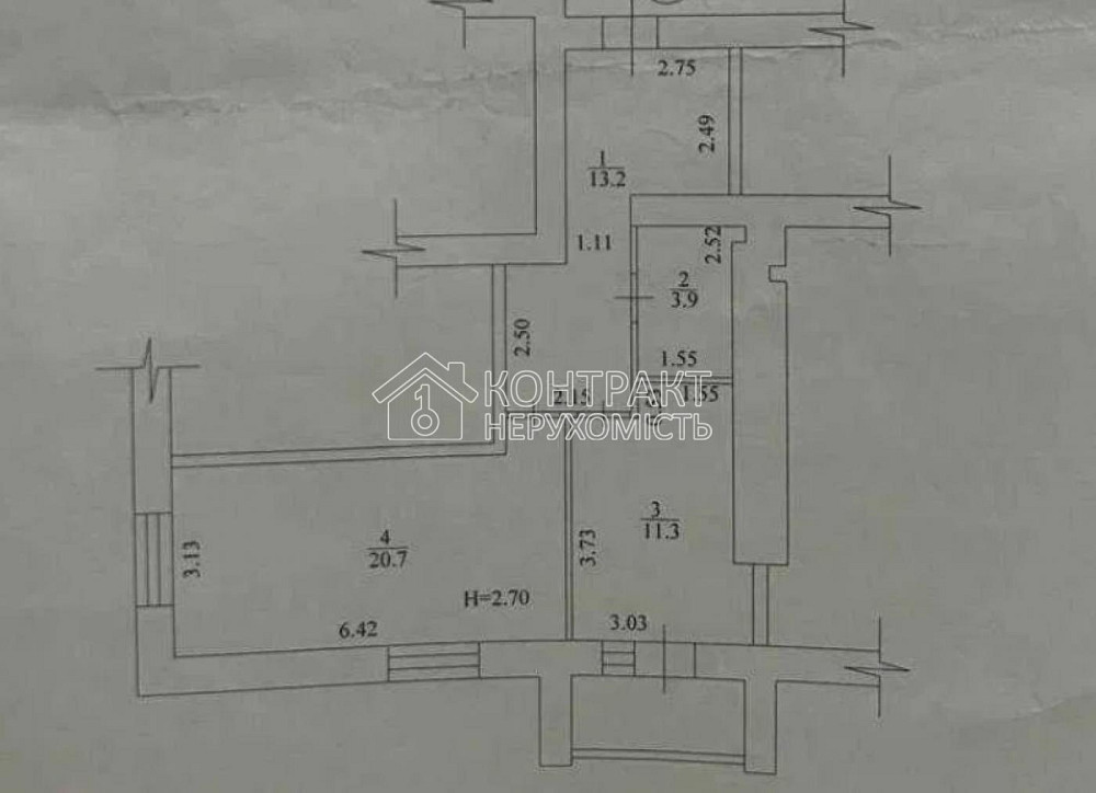 Продаж Квартира 1-кімнатна, 11/16 поверх на вул. Молочна Харьков - изображение 11