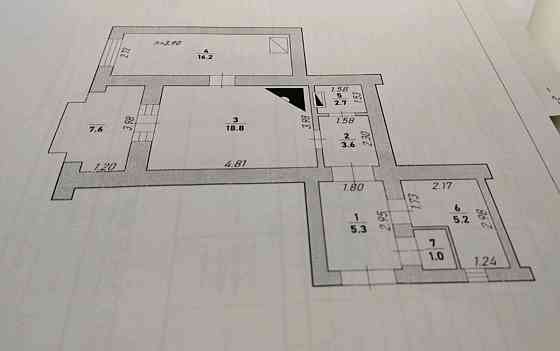 Продаж Квартира 2-кімнатна, 3/3 поверх на вул. Грушевського М. Івано-Франківськ