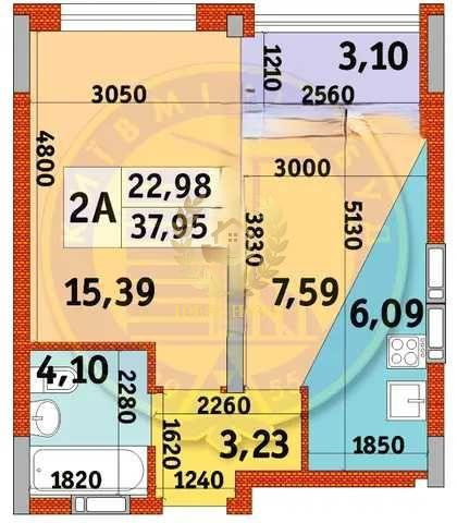 Продаж Квартира 1-кімнатна на Квитка Цисык ул., 34 Kiev - photo 20