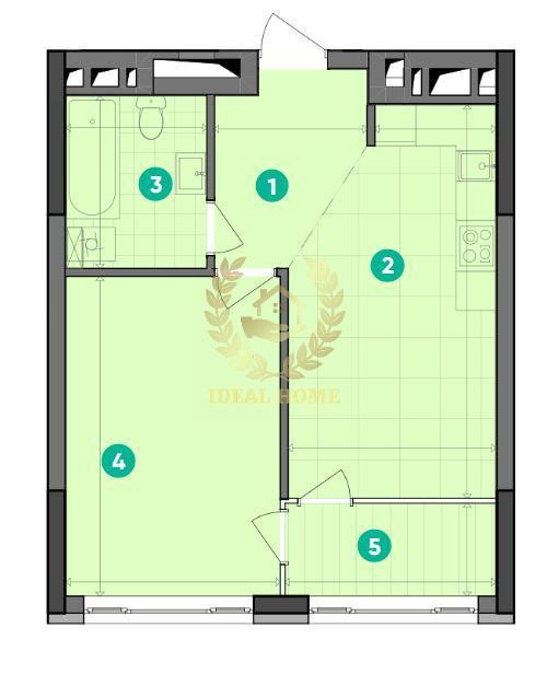 Продаж Квартира 1-кімнатна на Семьи Кристеров ул., 2 Kiev - photo 15