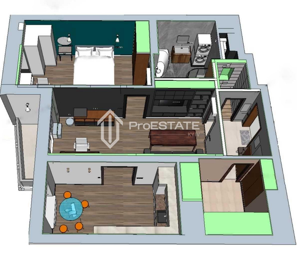 Продаж Квартира 2-кімнатна, 16/25 поверх на вул. Антоновича Kiev - photo 17