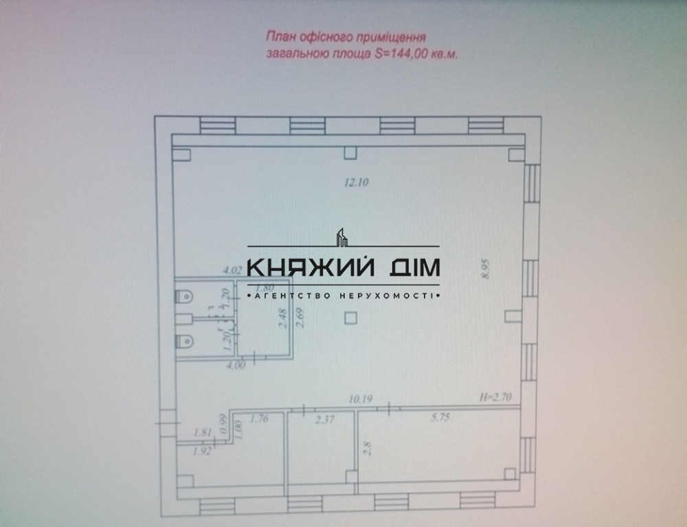 Оренда офісне приміщення на Межигорская ул. поверх - 2/4 Київ - фото 12