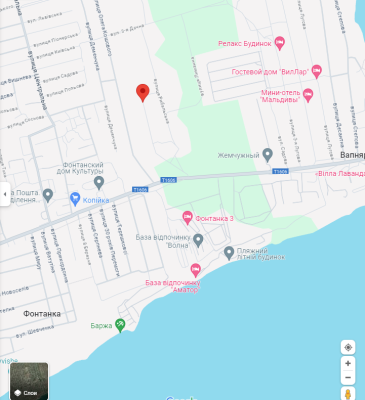 Продаж земельної ділянки 0.1 соток на ул. Дачная, 30 Fontanka