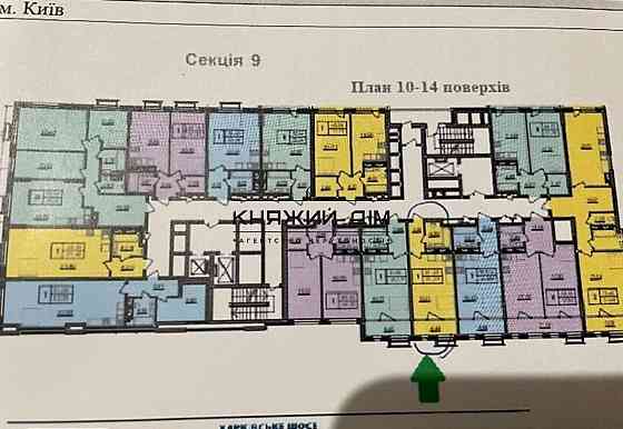 Продаж 1к.кв. в ЖК Olympik Park, 9 будинок, Бориспільська 3хв. ходьби. № 21142696 Kiev