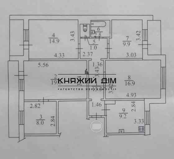 Отличная большая шестикомнатная раздельная квартира на Тростянецкой 6ж.Код: 21120900 Київ
