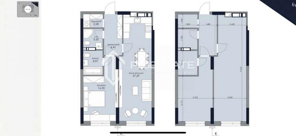 Продаж Квартира 1-кімнатна, 8/26 поверх на вул. Князя Романа Мстиславича Киев - изображение 1