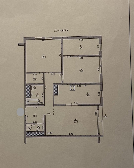 Продаж Квартира 3-кімнатна, 3/16 поверх на 8 Марта ул., 9В Дніпро - фото 13