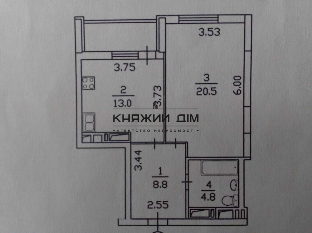 ЖК ПАРКОВЫЕ Озёра 1к 52 м2 Київ - фото 13
