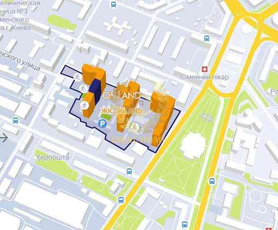 Продаж Квартира 1-кімнатна на Воздухофлотская ул., 56 Kiev