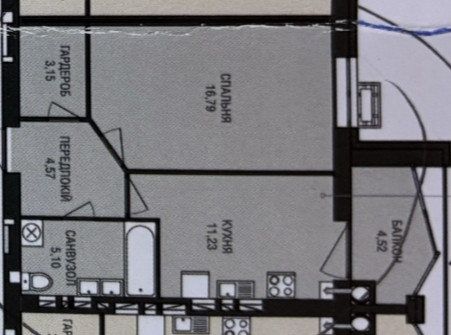 Продаж 1к Квартира 44 кв.м Святослава Ріхтера Zhytomyr - photo 3