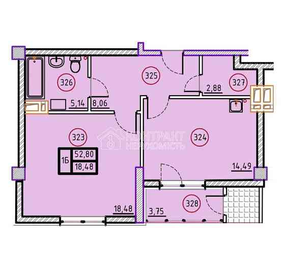 Продаж Квартира 1-кімнатна, 6/17 поверх на вул. Мінська Харків