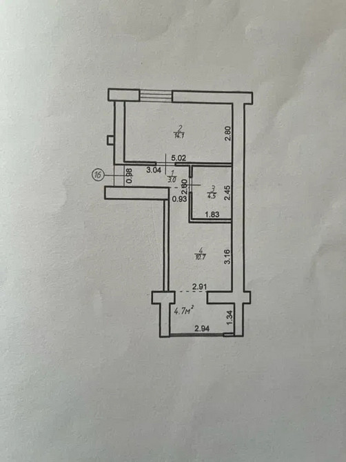 Продаж Квартира 1-кімнатна, 7/8 поверх на вул. Залізнична Івано-Франківськ - фото 15