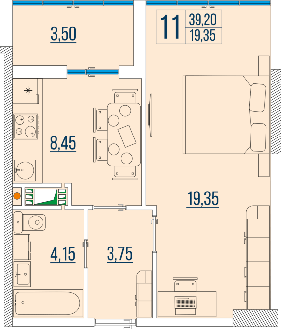39 кв.м. в историческом центре Одессы Одеса - фото 10