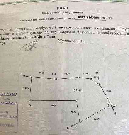 Продаж земельної ділянки 19 соток на Дзержинського Малиновка
