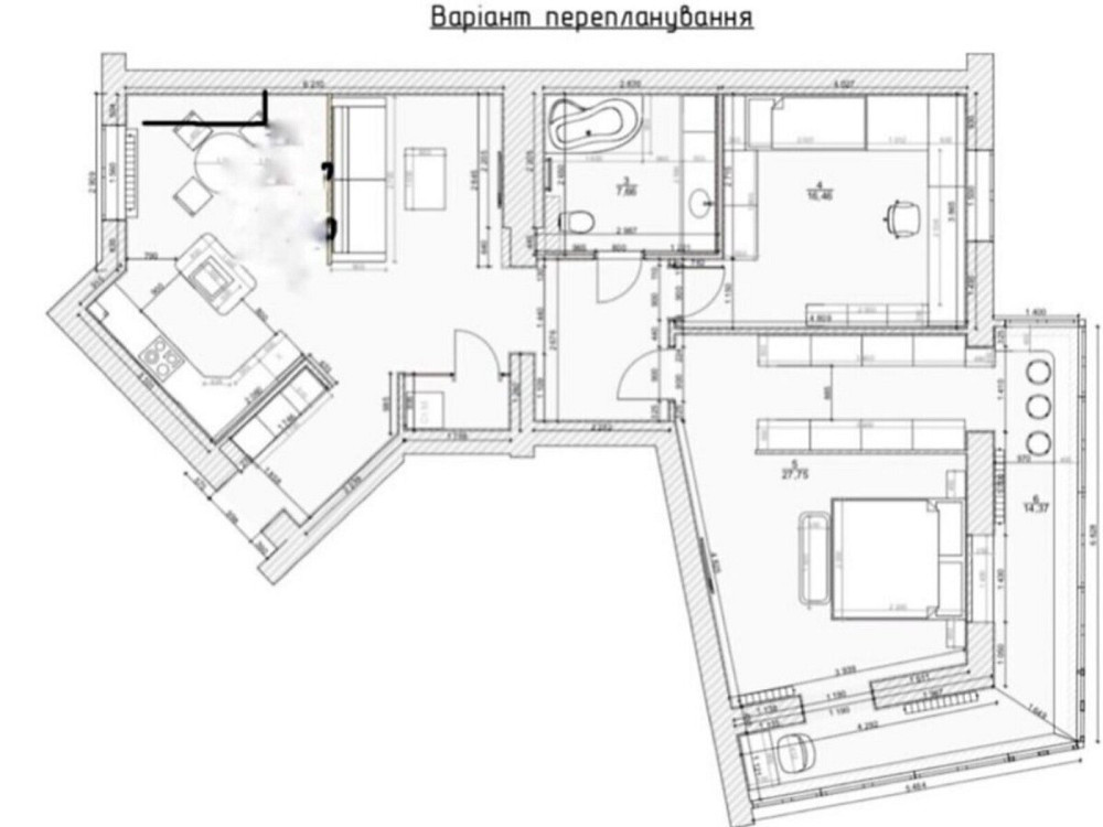 Продаж Квартира 2-кімнатна, 12/14 поверх на Чорновола Vinnytsya - photo 5