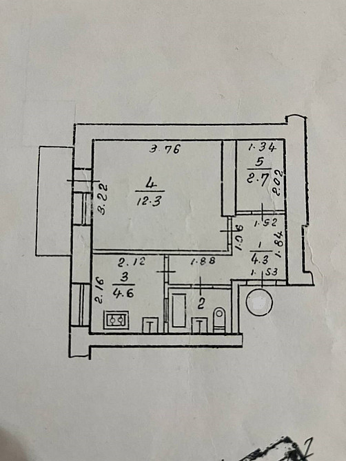 Продаж Квартира 1-кімнатна, 1/5 поверх на Вул.Г.Мазепи Ивано-Франковск - изображение 10