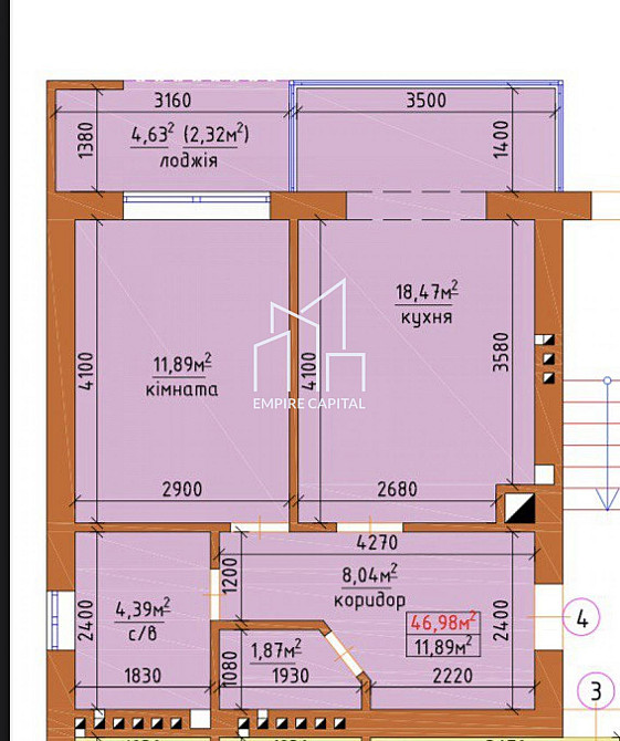 Продаж Квартира 1-кімнатна, 1/3 поверх на вул. Купальська Брюховичі (Перемишлянський район) - фото 17