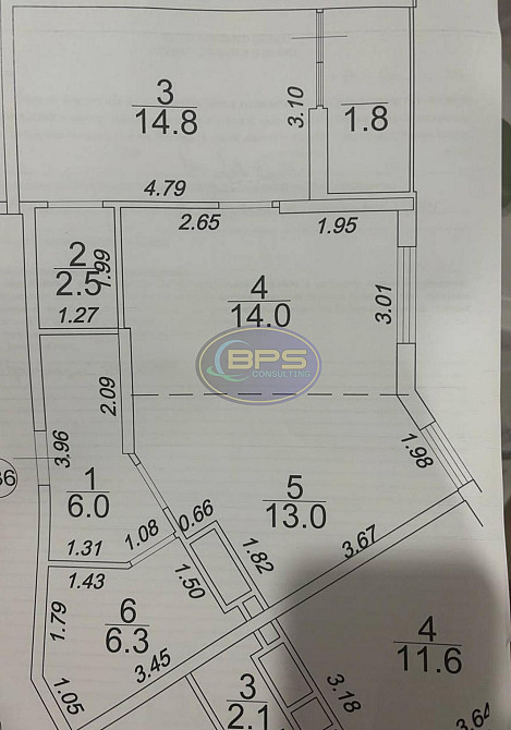 Продаж 2к квартири 58.5 кв. м Одеса - фото 10