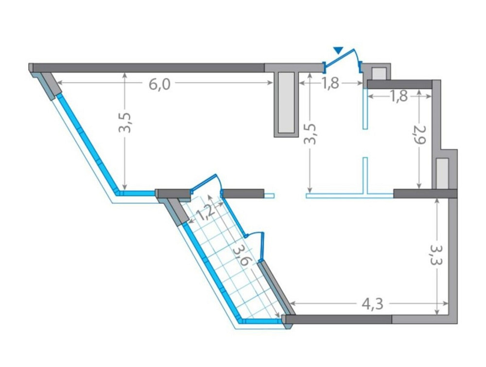 Продаж Квартира 2-кімнатна, 22/25 поверх на Зарічна, 1 Київ - фото 4