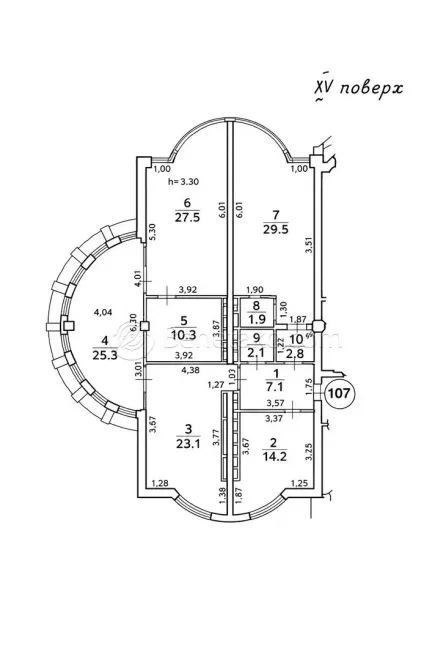 Оренда 3к Квартира 150 кв.м пер. Сабанский, 3 Одеса - фото 15