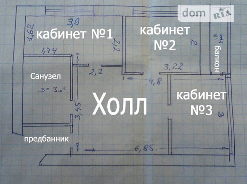 Оренда приміщення вільного призначення на В.Порика поверх - 1/5 Вінниця - фото 1