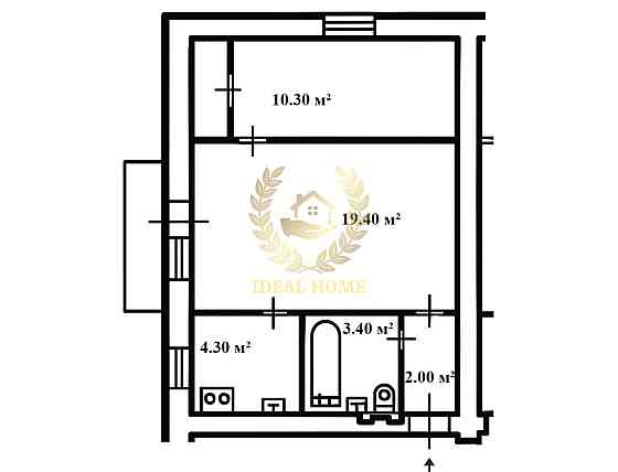 Продаж Квартира 2-кімнатна, 4/4 поверх на Шполянская ул., 6А Київ