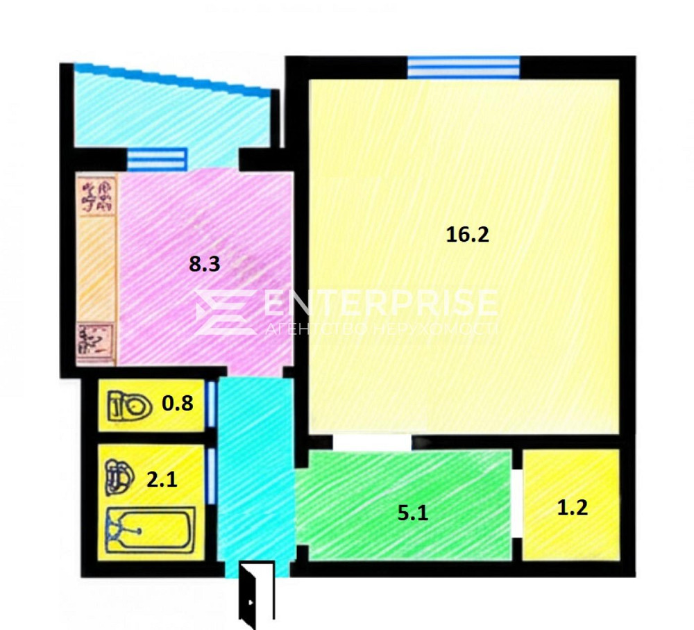 Продаж 1к Квартира 34 кв.м Олешківська вул. Київ - фото 10