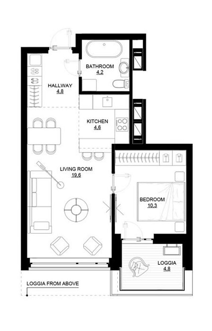 Продаж Квартира 1-кімнатна, 12/16 поверх на Драгоманова, 31а Київ - фото 9