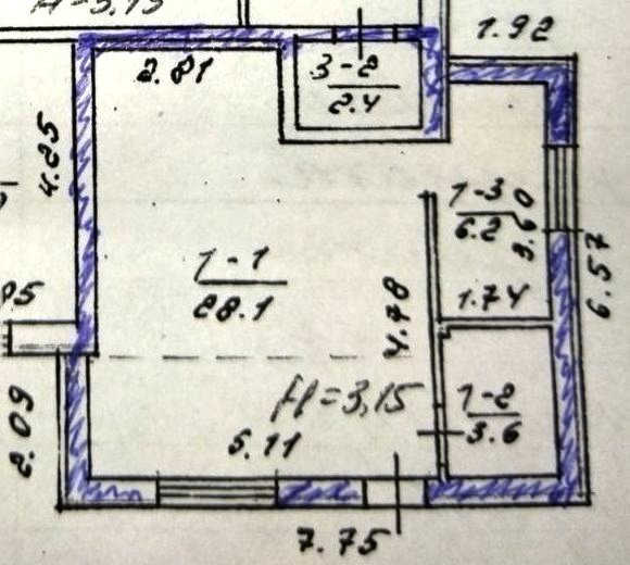 Продаж 1-поверховий Частина будинку з ділянкою 1 сот 41 кв.м 1 кімн. на пров.Пивоварний Житомир - изображение 1