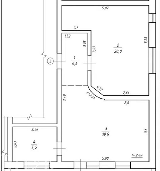 Продаж Квартира 1-кімнатна, 2/3 поверх на Мотря Братійчук Ужгород - фото 17