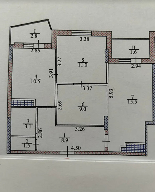 Продаж 3к квартири 63.9 кв. м на вул. Тролейбусна Тернопіль - фото 11